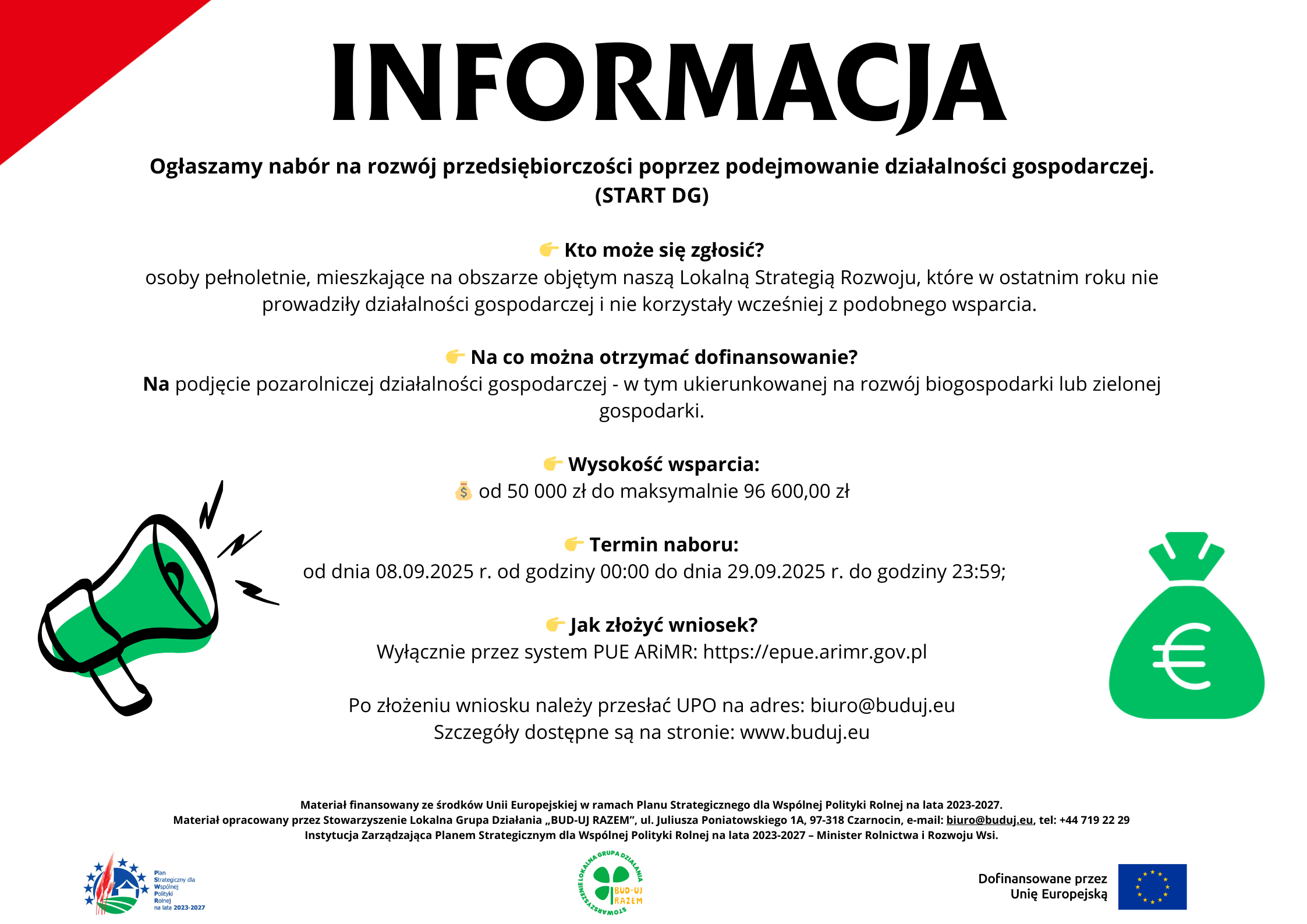 Lokalna Grupa Działania “BUD-UJ RAZEM” zaprasza(5)