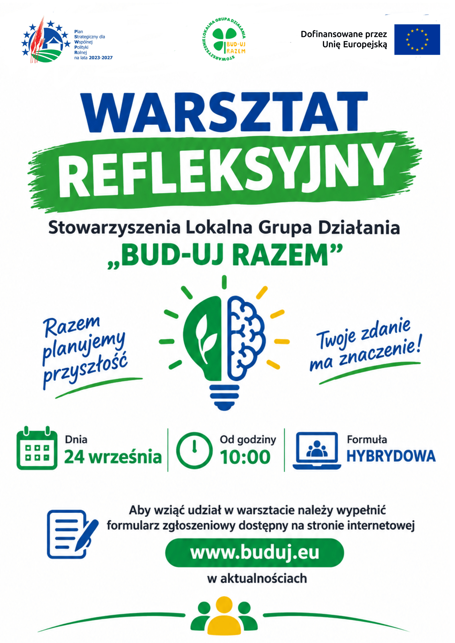 Pomarańczowy akwarelowy plakat na Dzień Matki